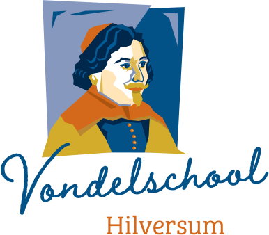 Logo Vondelschool Hilversum, school waar Juf Leontien les gaf